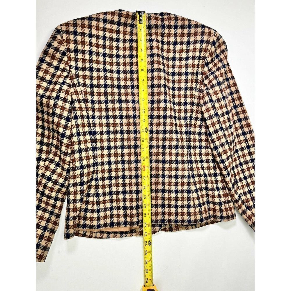 Pendleton Blazer Jacket Equestrian Houndstooth Wo… - image 7